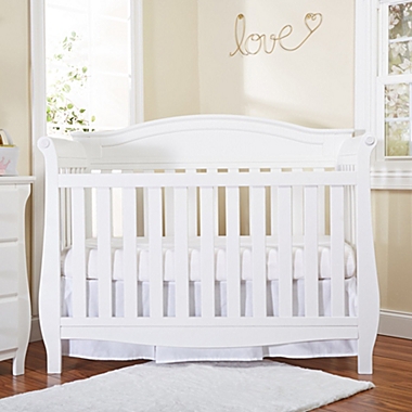 Everyday Kids White Pleated Crib Skirt. View a larger version of this product image.