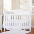 Alternate image 3 for Everyday Kids White Pleated Crib Skirt