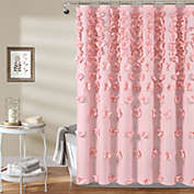 Riley Shower Curtain Pink Single 72X72