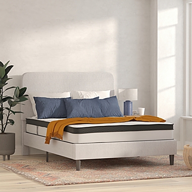Flash Furniture Capri Comfortable Sleep 10 Inch CertiPUR-US Certified Hybrid Pocket Spring Mattress, Queen Mattress in a Box. View a larger version of this product image.
