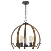 Cal Lighting 60W X 5 Riverton Metal Chandelier