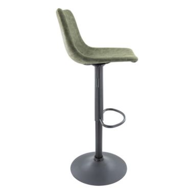 LeisureMod Tilbury Modern Adjustable Bar Stool With Footrest & 360-Degree Swivel Set of 2. View a larger version of this product image.