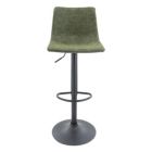 Alternate image 2 for LeisureMod Tilbury Modern Adjustable Bar Stool With Footrest & 360-Degree Swivel Set of 2