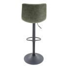 Alternate image 3 for LeisureMod Tilbury Modern Adjustable Bar Stool With Footrest & 360-Degree Swivel Set of 2