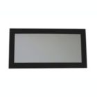 Alternate image 0 for Whitehaus Aeri Rectangular Shaped Mirror with Laminated Black Glass Frame - Black Glass