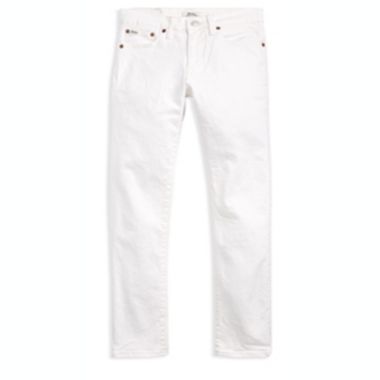 Ralph Lauren Boy's Sullivan Stretch Slim Fit Jeans White Size 12. View a larger version of this product image.