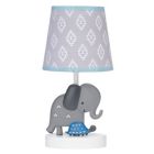 Alternate image 0 for Bedtime Originals Jungle Fun Gray Elephant/Turtle Nursery Lamp with Shade & Bulb