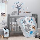 Alternate image 3 for Bedtime Originals Jungle Fun Gray Elephant/Turtle Nursery Lamp with Shade & Bulb