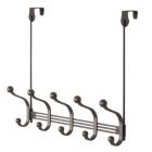 Alternate image 0 for mDesign Over Door/Wall Mount Hanging Storage Organizer Rack, 10 Hooks
