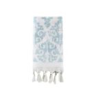 Alternate image 2 for Saturday Knight Ltd Mirage Fringe Reversible Bath Hand Towel Set - 2 Piece - 16x26", Aqua