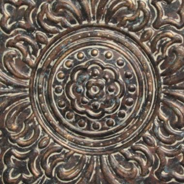 HomeRoots Home Decor Elegant Bronze Medallion Metal Wall Decor - 321245. View a larger version of this product image.