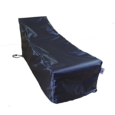 Summerset Shield Gold 2-Layer Polyester Fabric Outdoor Chaise Lounge Cover - 73x28", Charcoal Grey. View a larger version of this product image.