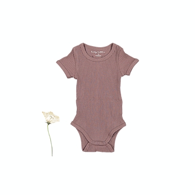 Lovely Littles The Forest Love Short Sleeve Onesies - Coral Pink - 3y. View a larger version of this product image.