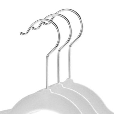 50 Velvet Suit Hangers - Space-Saving Non-Slip Clothes Hangers. View a larger version of this product image.