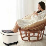 Costway Foot Spa Bath Tub Massager with Heat Vibration