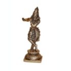 Alternate image 1 for Cottage Handicraft, Silver Plated Krishna Ji with free Elephant Gift