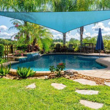 Eggracks By Global Phoenix 9.84ft Sunshade Patio Cover Shade Canopy Camping Sail Awning Sail. View a larger version of this product image.