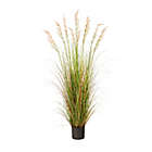 Alternate image 0 for Nearly Natural 5.5&#39; Artificial Plume Grass Plant in Black Planter