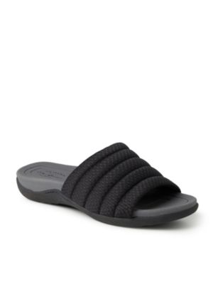 Dearfoams Womens Low Foam Slide