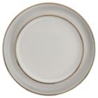 Alternate image 3 for Elama Louis 16 Piece Stoneware Dinnerware Set in Matte Slate with Gold Rim