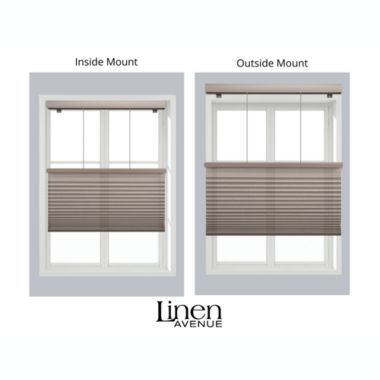 Linen Avenue Custom Cordless 36" W x 66" H" Harvest Top Down Bottom Up Light FIltering Cellular Shade. View a larger version of this product image.