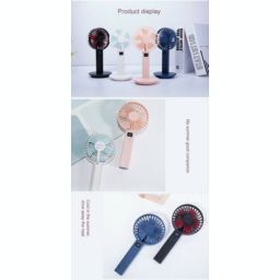 Small Gourd Mini Handheld Portable Fan USB Desk Fan Small Personal Fan battery rechargable