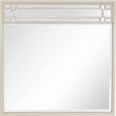 Camden Isle Home Contemporary Decorative Wall Mounted Aubrey Beveled Accent Mirror - 36"W x 36"H, Clear. View a larger version of this product image.