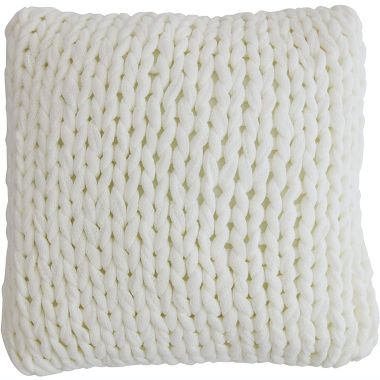 Cheer Collection 18" x 18" Knitted Throw Pillow. View a larger version of this product image.