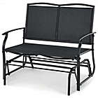 Alternate image 0 for Costway Iron Patio Rocking Chair for Outdoor Backyard and Lawn-Black
