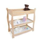 Alternate image 1 for Badger Basket Co. Natural Sleigh Style Changing Table
