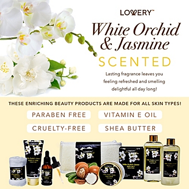 Lovery Bath & Body Gift - Orchid & Jasmine - Body Scrubs, Lotions & More - 9pc. View a larger version of this product image.