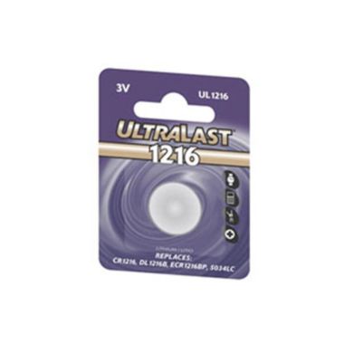 Ultralast Replacement Battery for CR1216/5034LC Series. View a larger version of this product image.