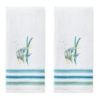 Alternate image 0 for SKL Home Saturday Knight Ltd Ocean Watercolor Hand Towel - (2-Pack) - 16x26", White