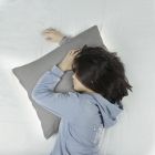 Alternate image 3 for PiccoCasa 2 Pack Pillow Cases Soft 1800 Series Microfiber Solid Pillowcases Set with Zipper Standard(20"x26") Pillow Protector, Grey