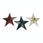 Alternate image 0 for Direct International 17.5 Inch Patriotic Red White and Blue Barn Star 3 Piece Indoor/Outdoor Wall Hanging Set Western Décor