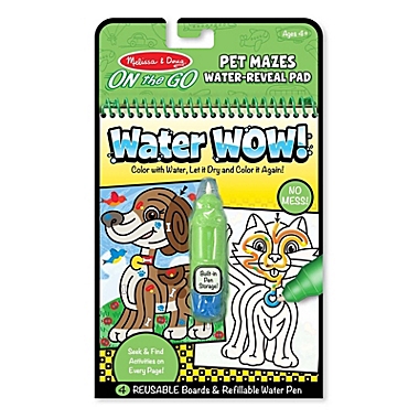 Melissa And Doug On The Go Water Wow Pet Mazes Reveal Pad. View a larger version of this product image.