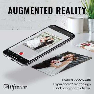 Lifeprint 3x4.5 Portable Photo and Video Printer for iPhone and Android. Make Your Photos Come to Life w/Augmented Reality. View a larger version of this product image.