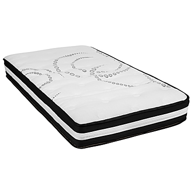 Flash Furniture Capri Comfortable Sleep 10 Inch CertiPUR-US Certified Hybrid Pocket Spring Mattress, Twin Mattress in a Box. View a larger version of this product image.