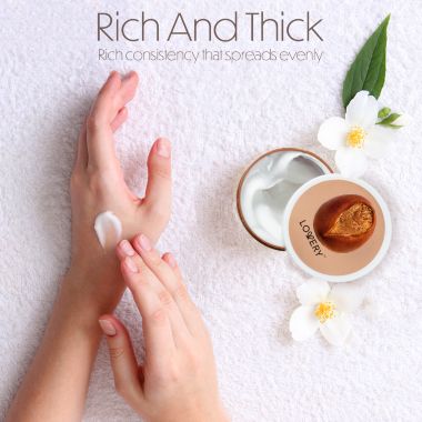 Lovery Shea Body Butter - Ultra Hydrating Shea Butter Body Cream. View a larger version of this product image.