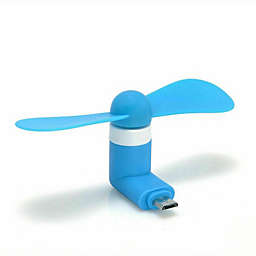 Stock Preferred Mini USB Portable Fan For Cell Phone in 4x9x1.5CM Blue