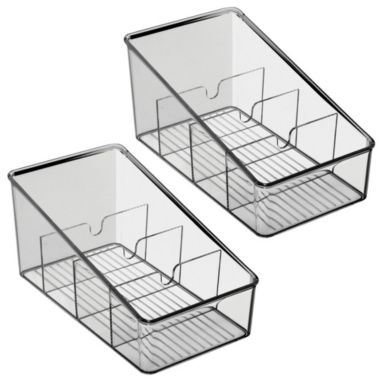 mDesign Plastic Kitchen Food Packet / Pouch Organizer Bin Caddy. View a larger version of this product image.