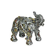 Everspring Metallic Silver Copper and Gold Gothic Steampunk Elephant Statue