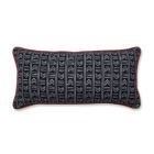 Alternate image 0 for CC Outdoor Living 23" Black and White Chevron Corded Rectangular Oversize Lumbar Pillow
