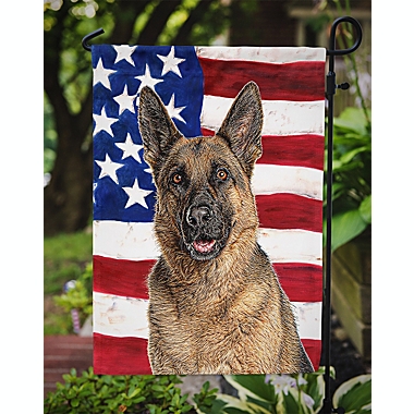 Multicolor Large Caroline's Treasures SC9001CHF USA American Flag with Boston Terrier Flag Canvas House Size