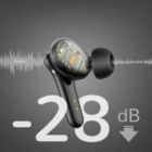 Alternate image 1 for Letsfit Active Noise Cancelling Wireless Earbuds 4 Mics Noise Reduction, Stereo Earbuds with Deep Bass  Bluetooth Headphones in-Ear 36Hrs Playtime, USB-C Quick Charge - T26 - Black