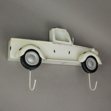 Metal Vintage Truck Wall Hook Rack Decorative Key Coat Holder Towel Hanger. View a larger version of this product image.