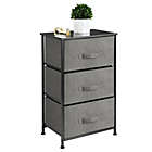 Alternate image 1 for mDesign Vertical Dresser Storage Tower with 3 Drawers