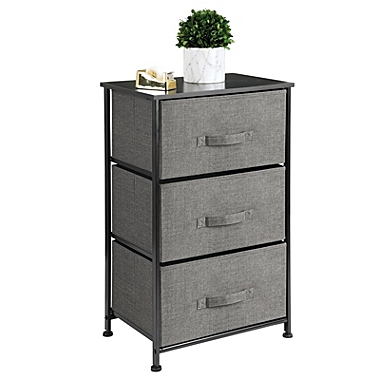 mDesign Vertical Dresser Storage Tower with 3 Drawers. View a larger version of this product image.