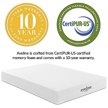 Modway White Aveline 10" Queen Mattress. View a larger version of this product image.