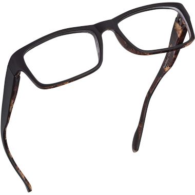 Blue-Light-Blocking-Reading-Glasses-Black-Camo-3-75-Magnification-Computer-Glasses. View a larger version of this product image.
